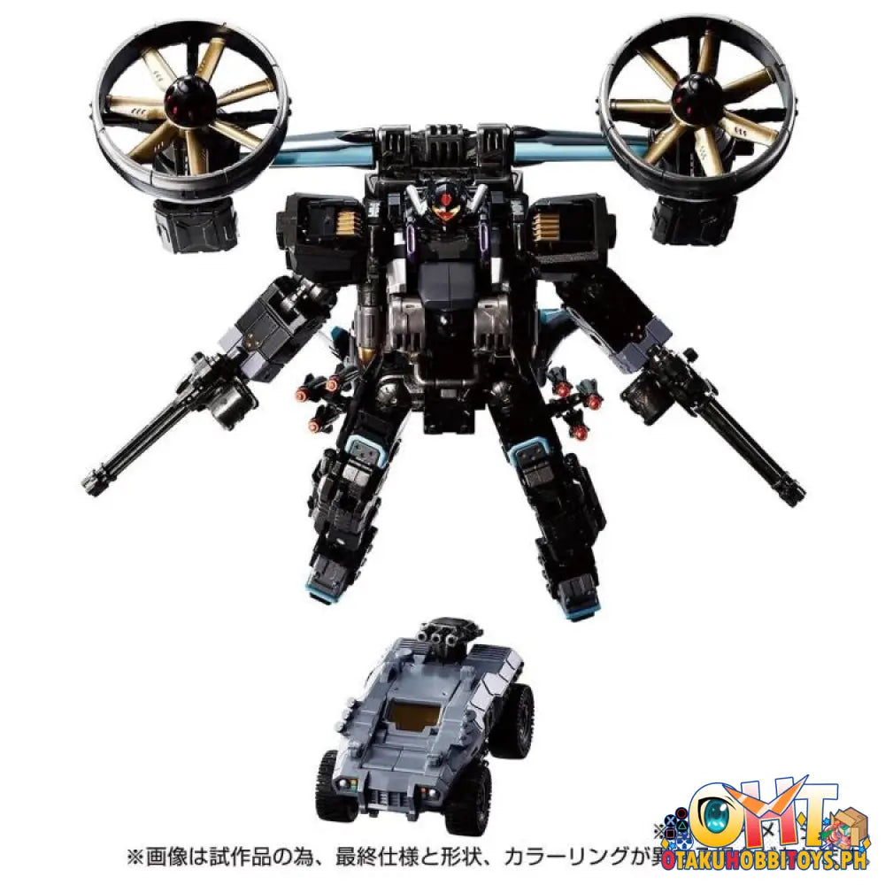 Diaclone Tm-22 Tactical Mover Garuda Versaulter <Gyro Lifter Unit> Raven Takara Tomy Exclusive