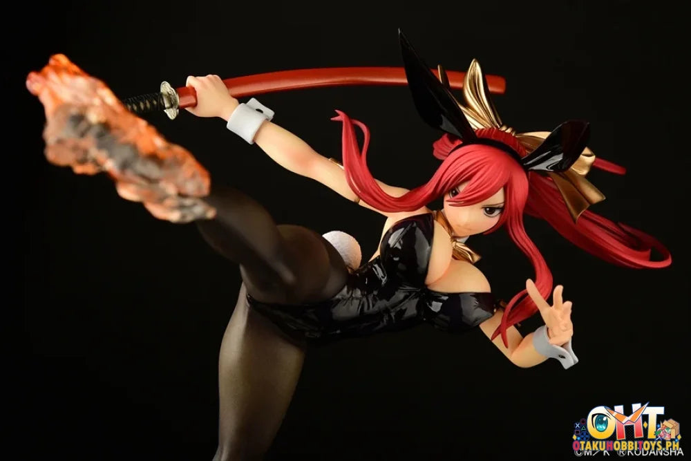 Erza Scarlet High Kickver. Black Bunny Articulated Figure