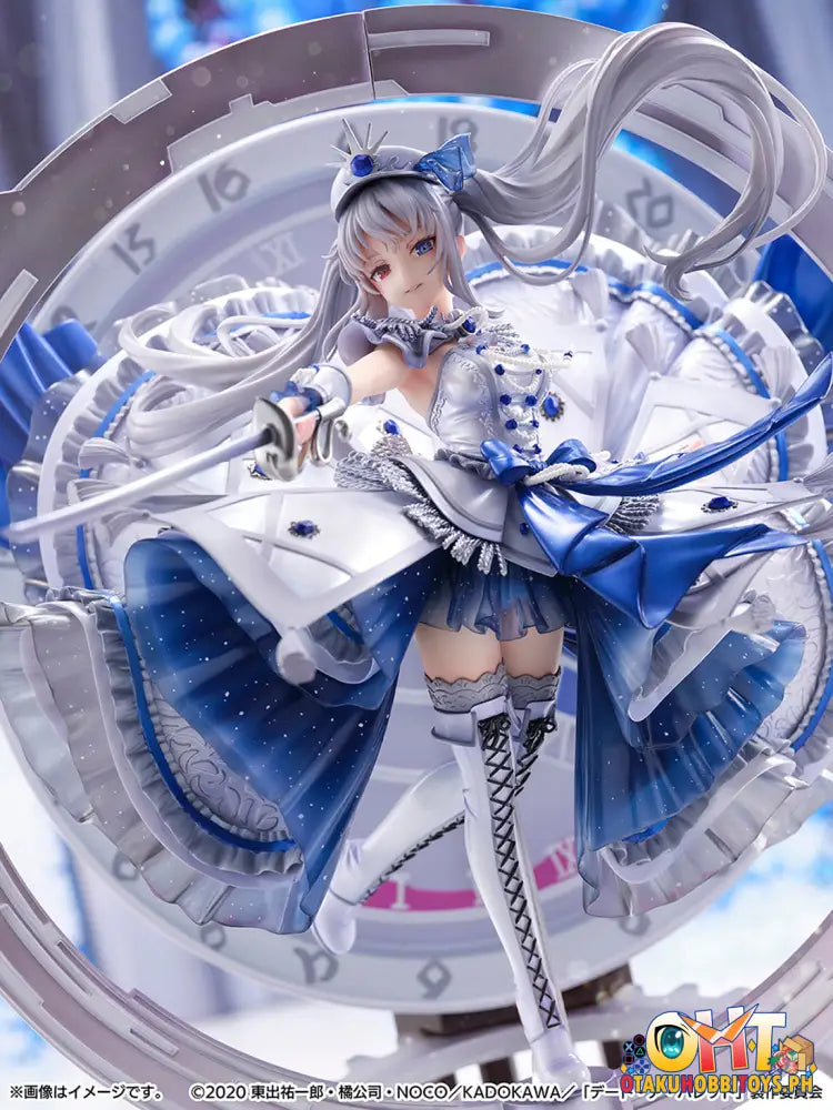 Estream Date A Bullet 1/7 White Queen -Royal Blue Sapphire Dress Ver.- Shibuya Scramble Figure Scale