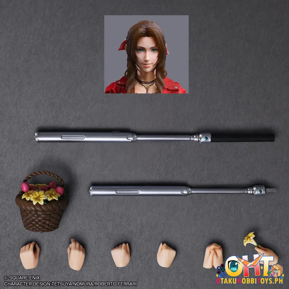 Final Fantasy Vii Rebirth Play Arts-Kai Action Figure: Aerith Gainsborough Articulated Figure
