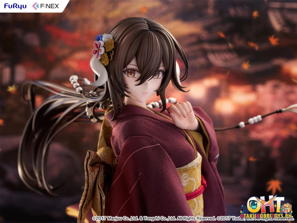 FURYU 1/4 F:NEX Mikasa blue flower komachi ver -Japanese Doll- Scale Figure