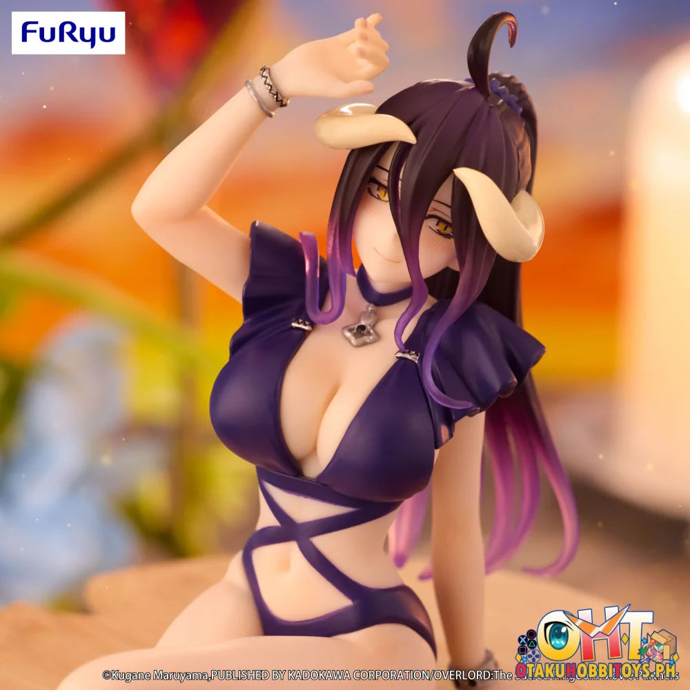 FuRyu OVERLORD Noodle Stopper Figure -Albedo Swimsuit Dark Purple Color ver.- Prize Figure