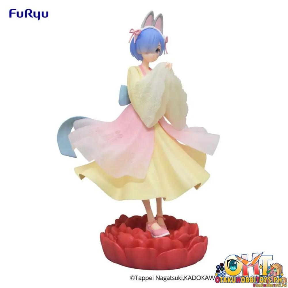 Furyu Re:zero Starting Life In Another World Exceed Creative Figure Rem Little Rabbit Girl Prize
