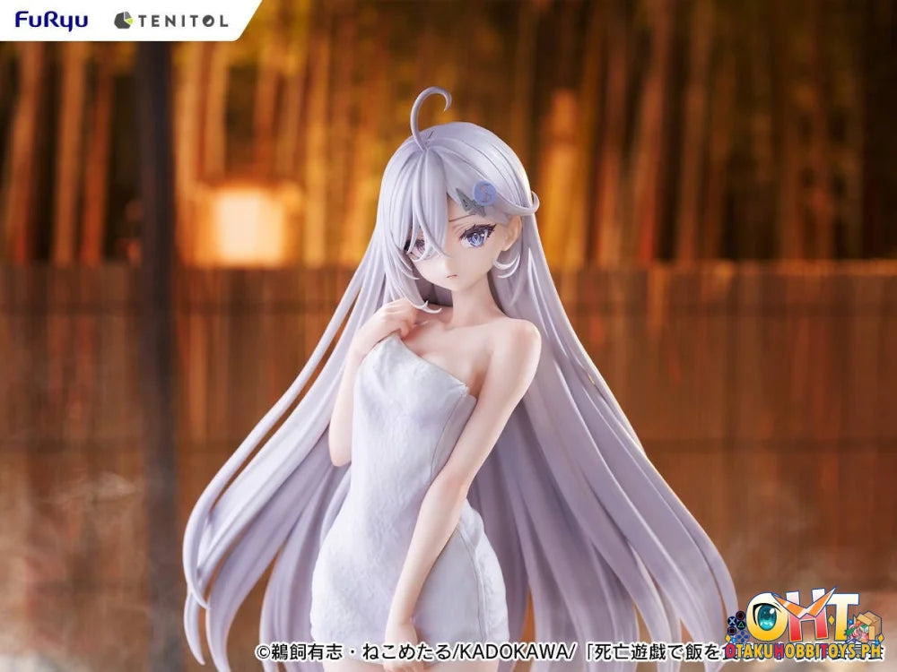 FuRyu TENITOL TALL Playing Death Games to Put Food on the Table Light Novel: Yuki GOLDEN BATH ver. Prize Figure