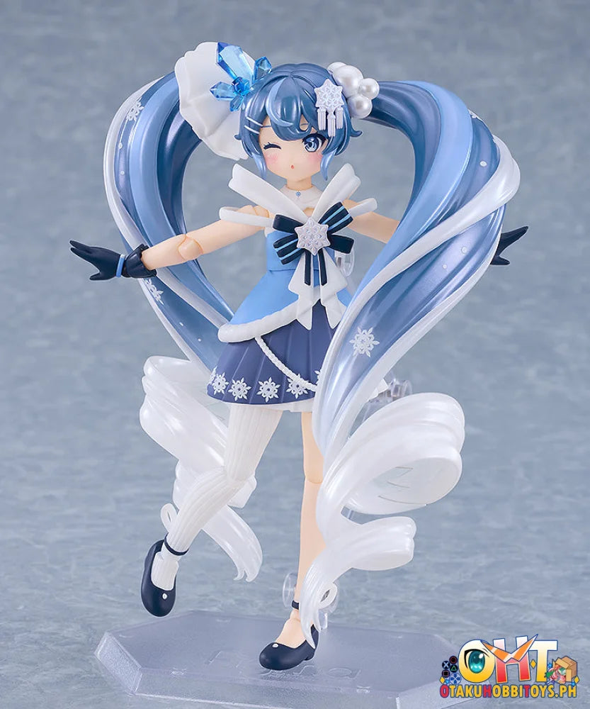 Good Smile Company Character Vocal Series 01: Hatsune Miku figma Snow Miku: Crystal Snow ver. Articulated Figure
