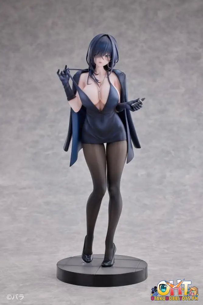 Hanabee 1/6 Ishimi Yokoyama Black One-Piece Dress Ver. Illustration By Bara Scale Figure