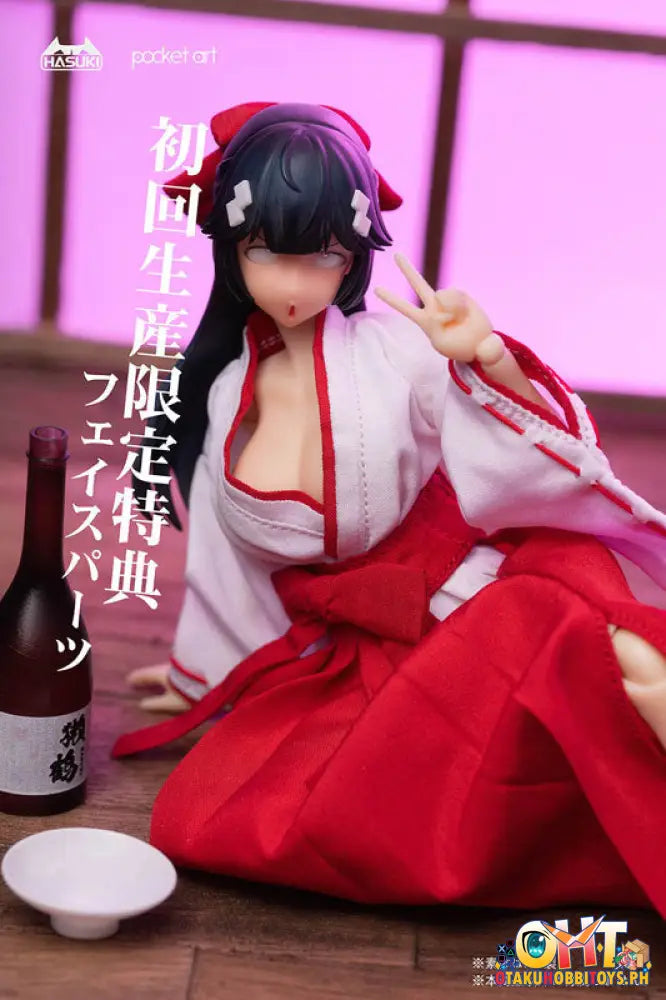 Hasuki Pocket Art Series Pa005 1/12 Demon Exorcist Miko Tsubaki