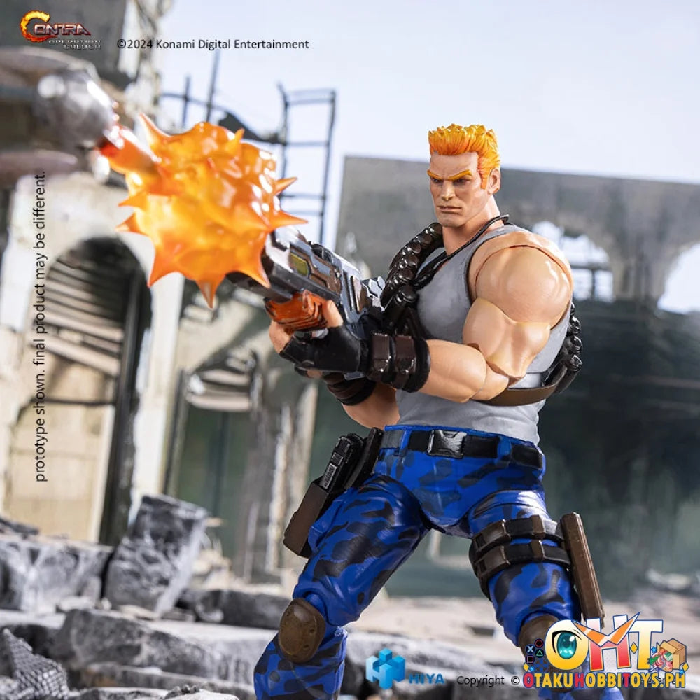 Hiya Toys 1/12 Contra Ebc0319 Bill Rizer Articulated Figure