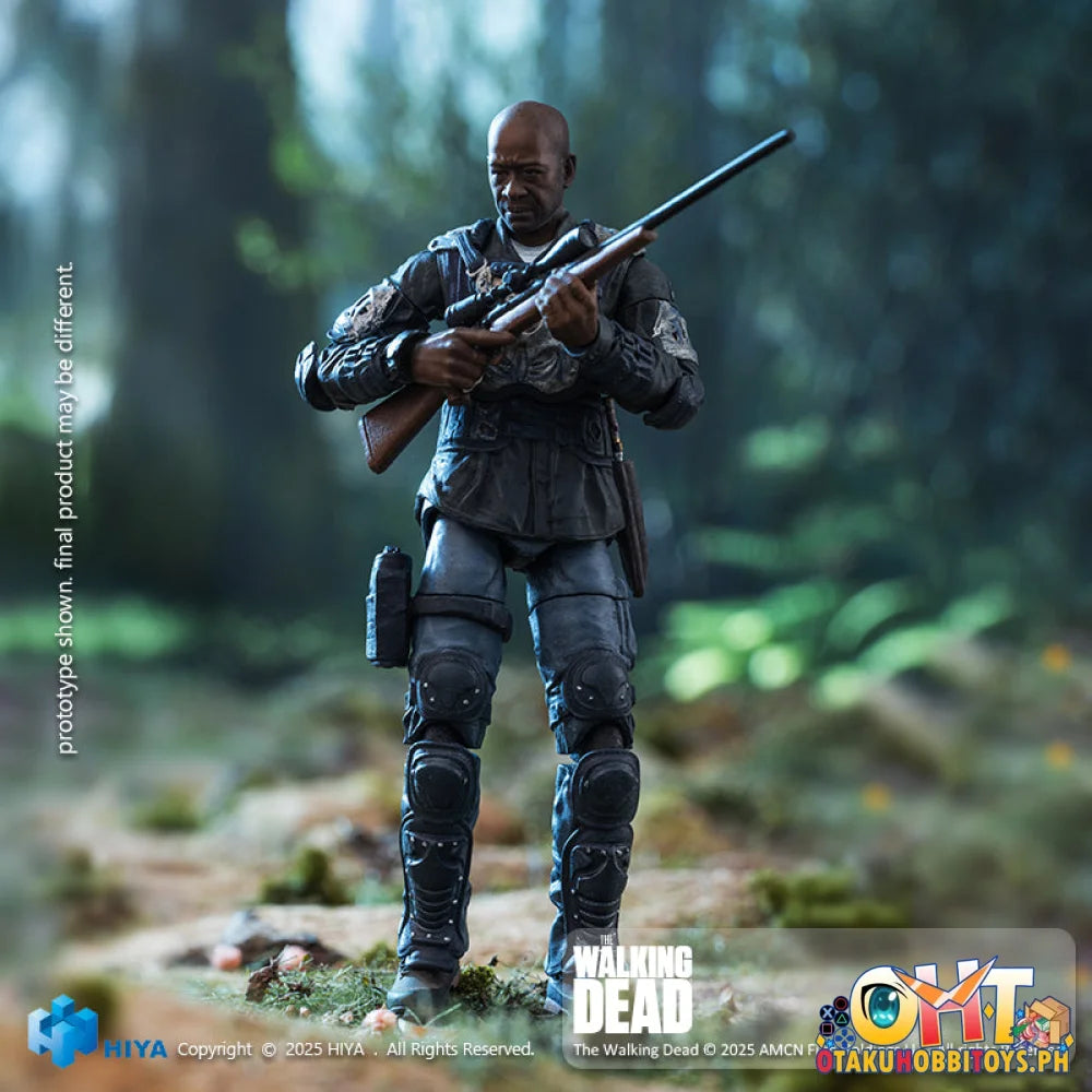 HIYA Toys 1/12 The Walking Dead Morgan Jones Exquisite Mini Action Figure Articulated Figure Prize Figure