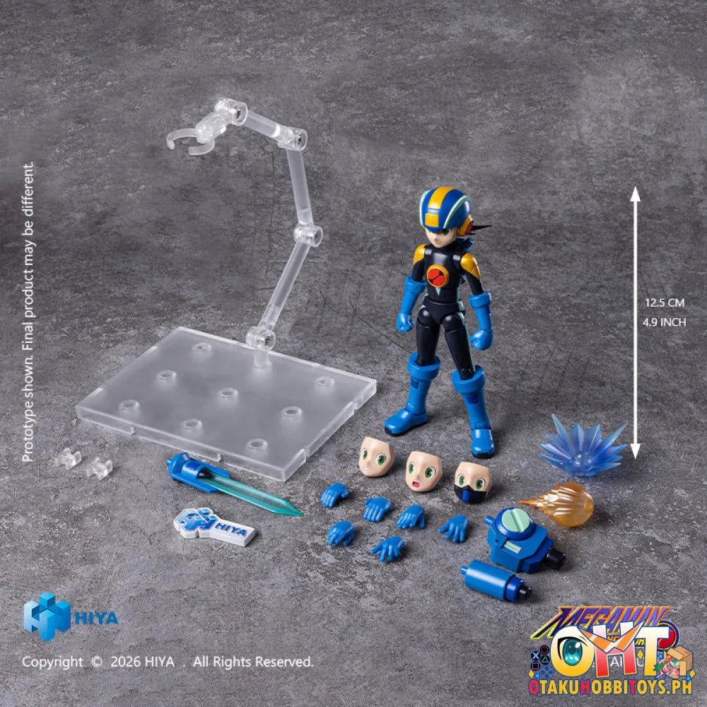 HIYA Toys 12.5cm Mega Man Battle Network Series - MegaMan.EXE Action Figure EBM0389 - Articulated Figure