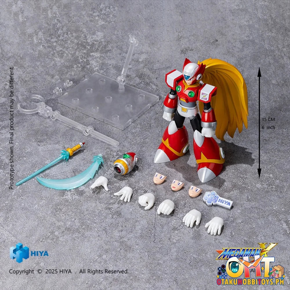 Hiya Toys 1/12 Exquisite Basic Series 5.7 Inch Mega Man X series ZERO Action Figure Articulated Figure Prize Figure