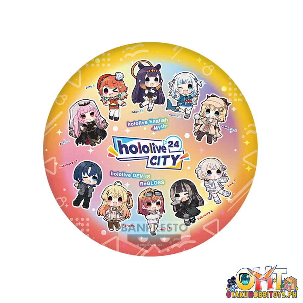 Hololive #Hololive City’24 Round Cushion Vol.1 Prize Figure
