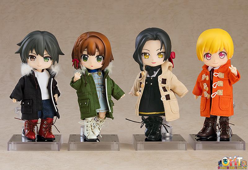 Nendoroid Doll Warm Clothing Set: Boots & Duffle Coat (Beige/Orange)