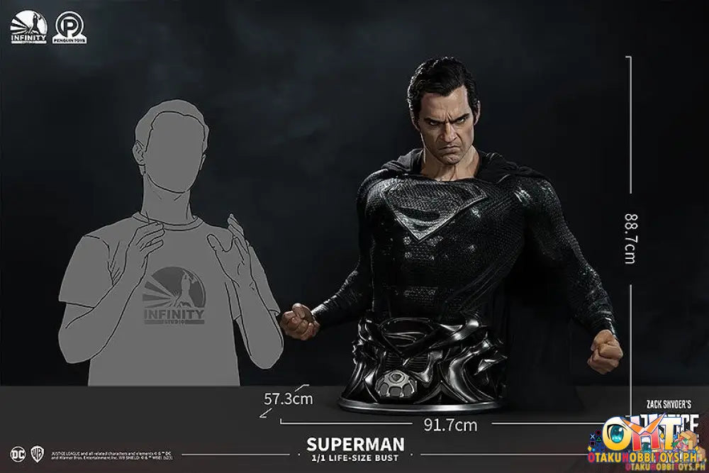 Infinity Studio X Penguin Toys - Zack Snyders Justice League Superman Life Size Bust