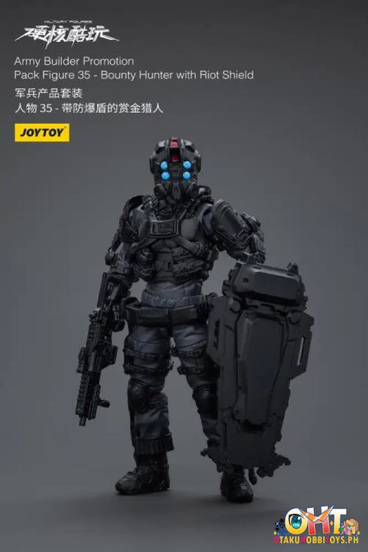 Joytoy 1/18 Army Builder Promotion Pack Figure 35 Bounty Hunter With Riot Shield Jt1545 Articulated
