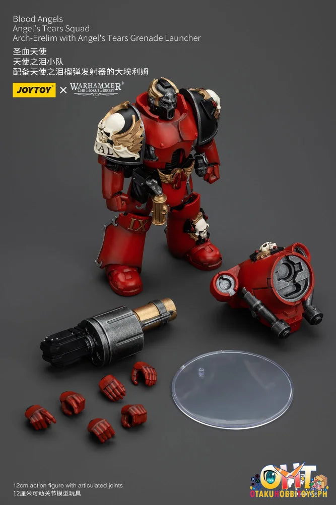 Joytoy 1/18 Blood Angels Angel’s Tears Squad Arch-Erelim With Grenade Launcher Articulated Figure