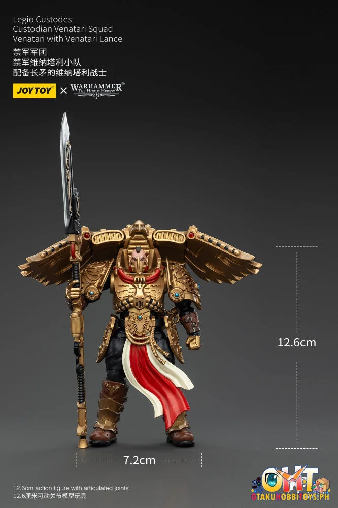 Joytoy 1/18 Legio Custodes Custodian Venatari Squad With Lance Jt00799 Articulated Figure
