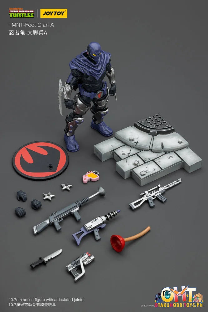 Joytoy 1/18 Teenage Mutant Ninja Turtles Foot Clan A Jt00164 Articulated Figure