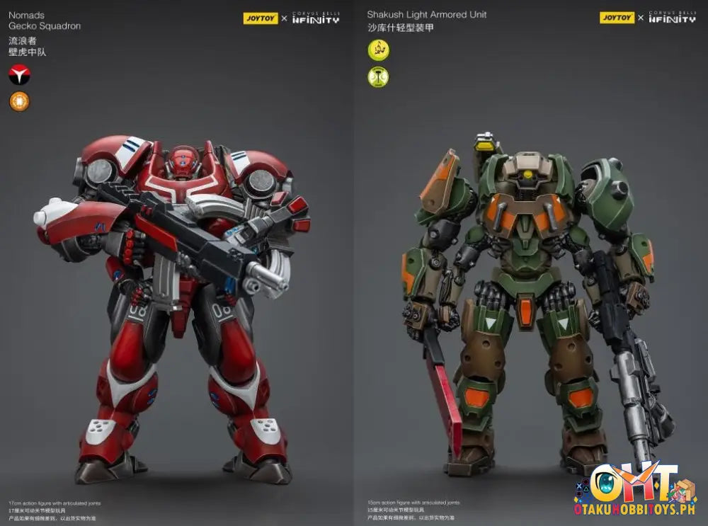 HiPlay JoyToy Infinity JT9428 – Action Figure Gekko Nomads Squad, Scala 1:18, 170mm, Da Collezione