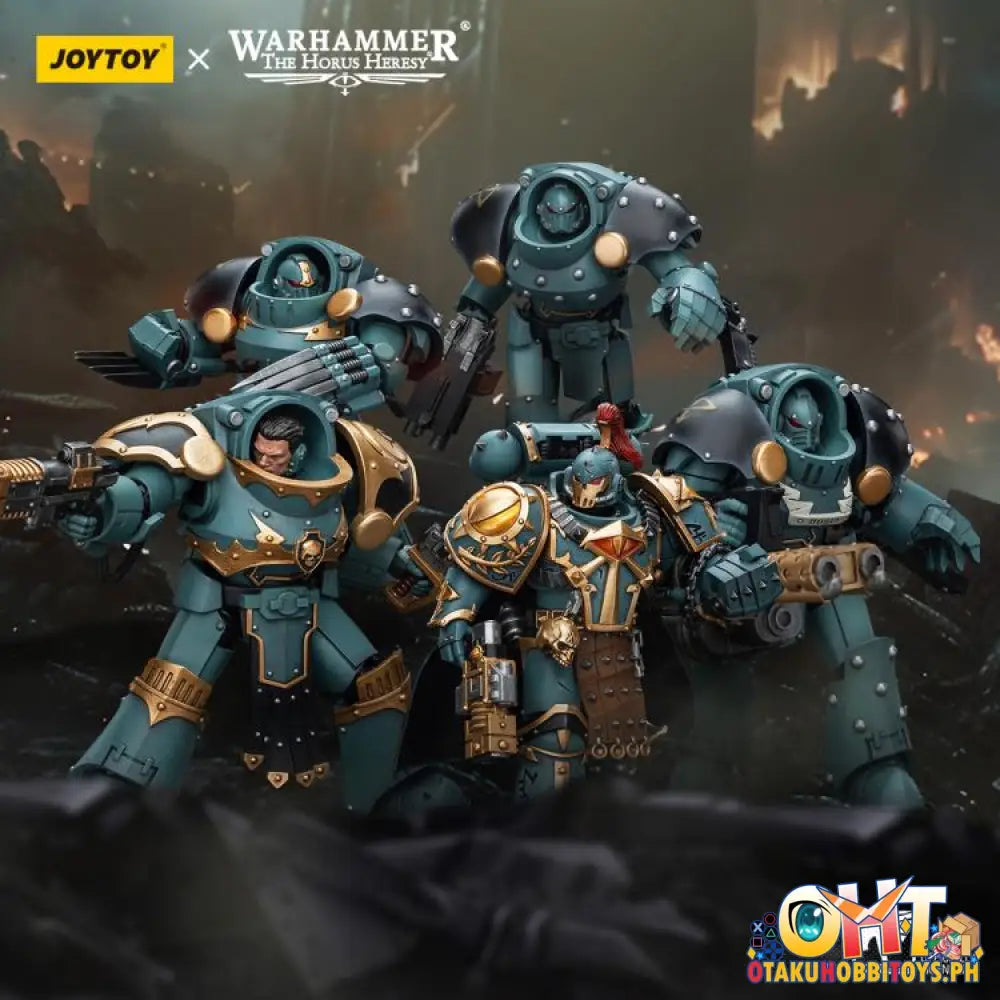 Joytoy Warhammer 40K 1/18 Sons Of Horus Tartaros Terminator Squad With Combi-Bolter And Chainfist