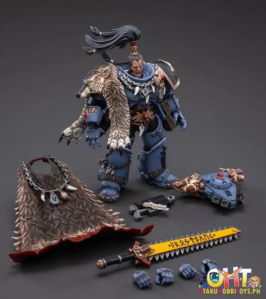 Joytoy Warhammer 40K 1/18 Space Wolves Ragnar Blackmane Jt2931 Articulated Figure