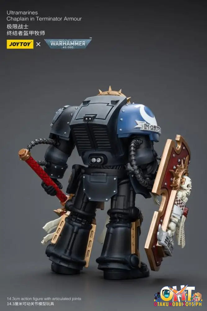 Joytoy Warhammer 40K 1/18 Ultramarines Chaplain In Terminator Armour Jt7080 Articulated Figure