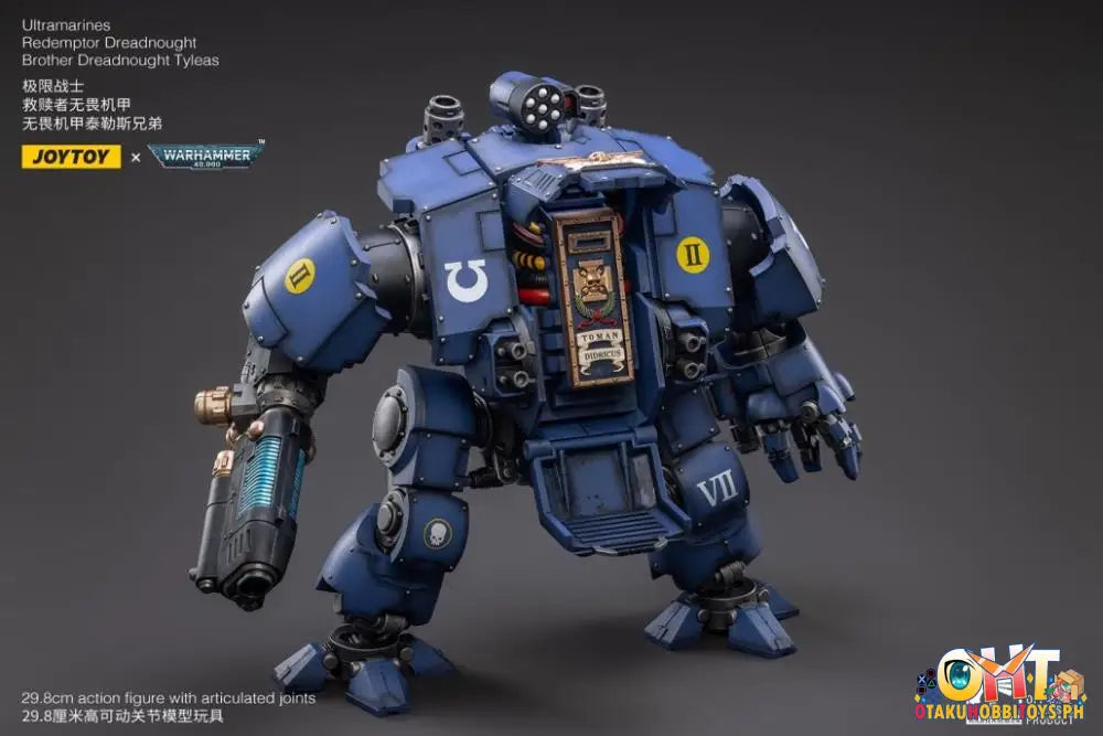 Joytoy Warhammer 40K 1/18 Ultramarines Redemptor Dreadnought Brother Tyleas Jt2757 Articulated
