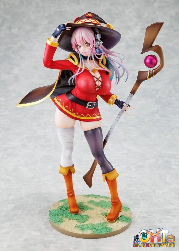 KADOKAWA 1/7 Super Sonico/KONOSUBA God’s blessing on this wonderful world! Megumin collaboration ver. Scale Figure