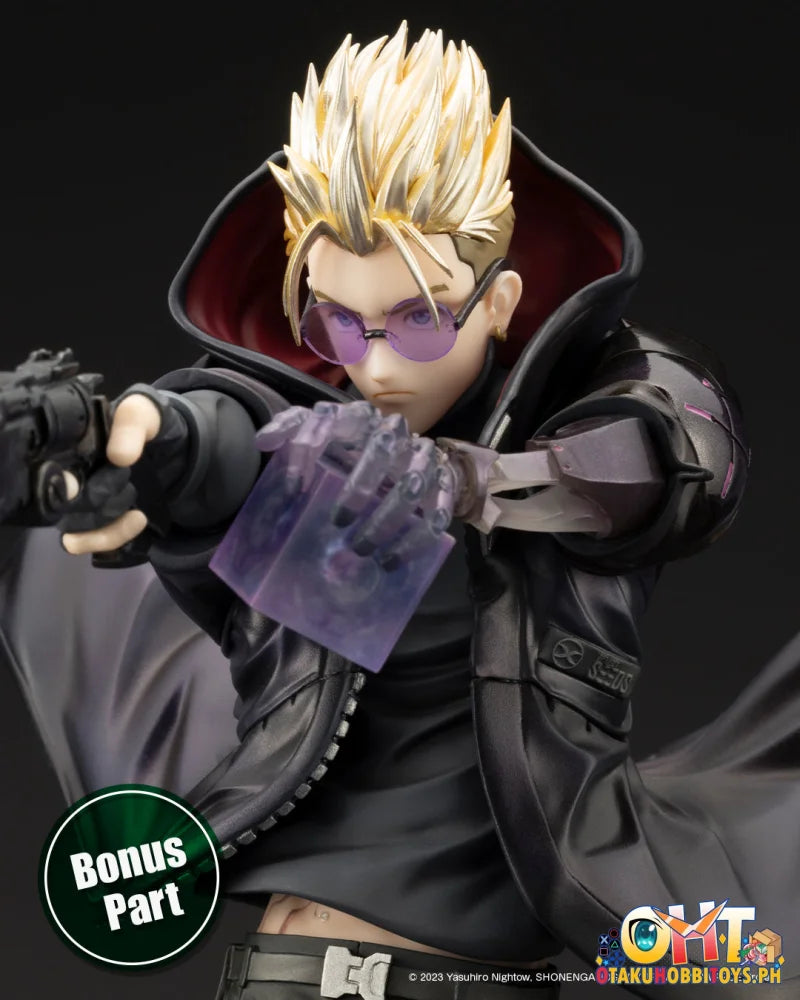 Kotobukiya Artfx J Vash The Stampede -The Gunman In Black- Trigun Stampede Ver. Articulated Figure