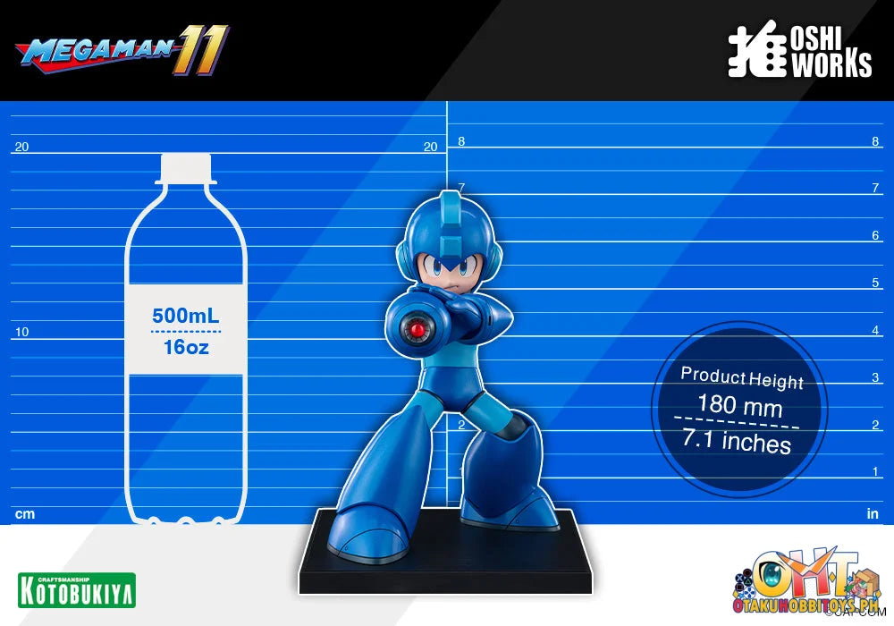 Kotobukiya Mega Man 11 MEGA MAN OSHI WORKS - Plastic Model