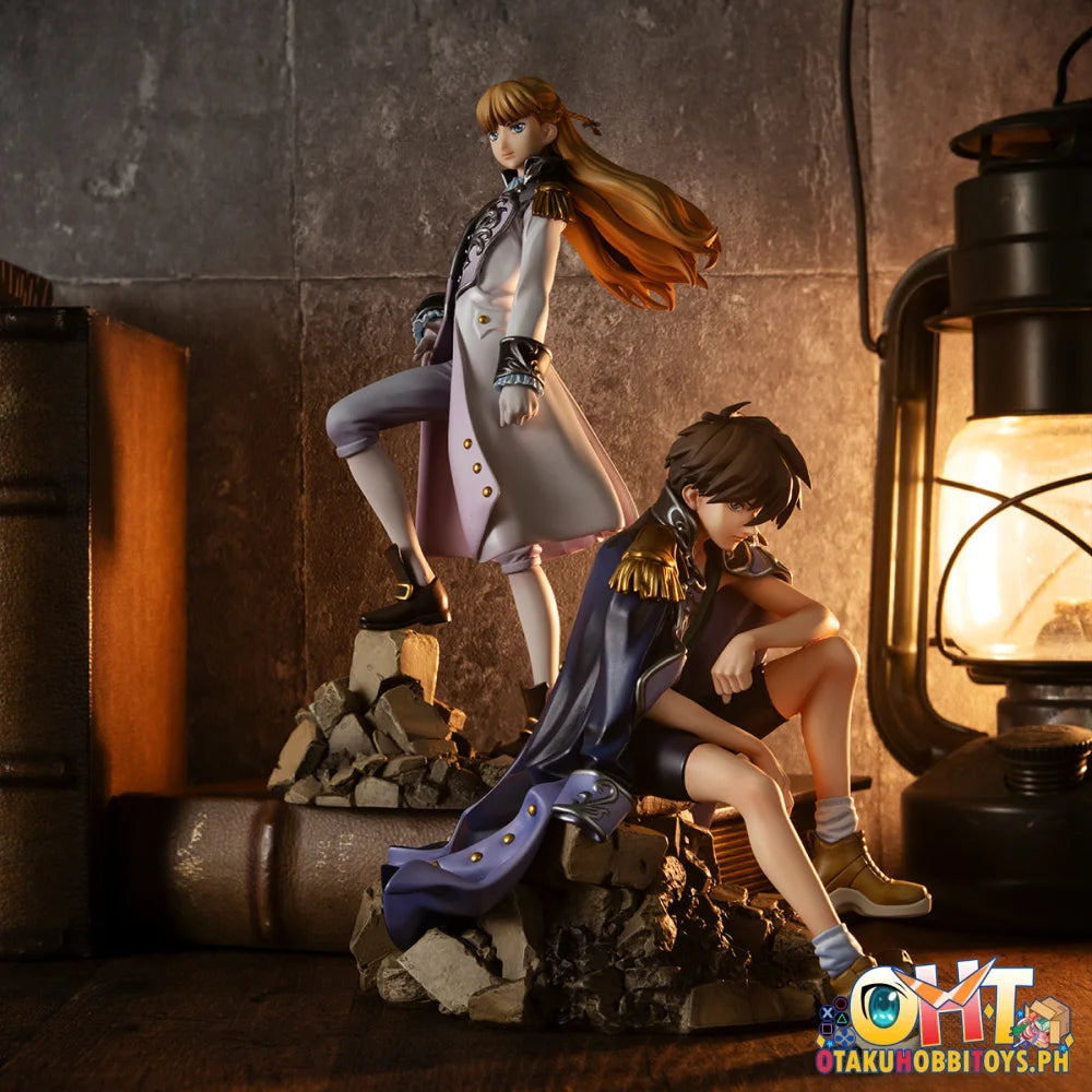 Megahouse Alpha Omega Series NEW MOBILE REPORT GUNDAM WING Heero Yuy & Relena Peacecraft 30th Anniversary Repaint Ver.