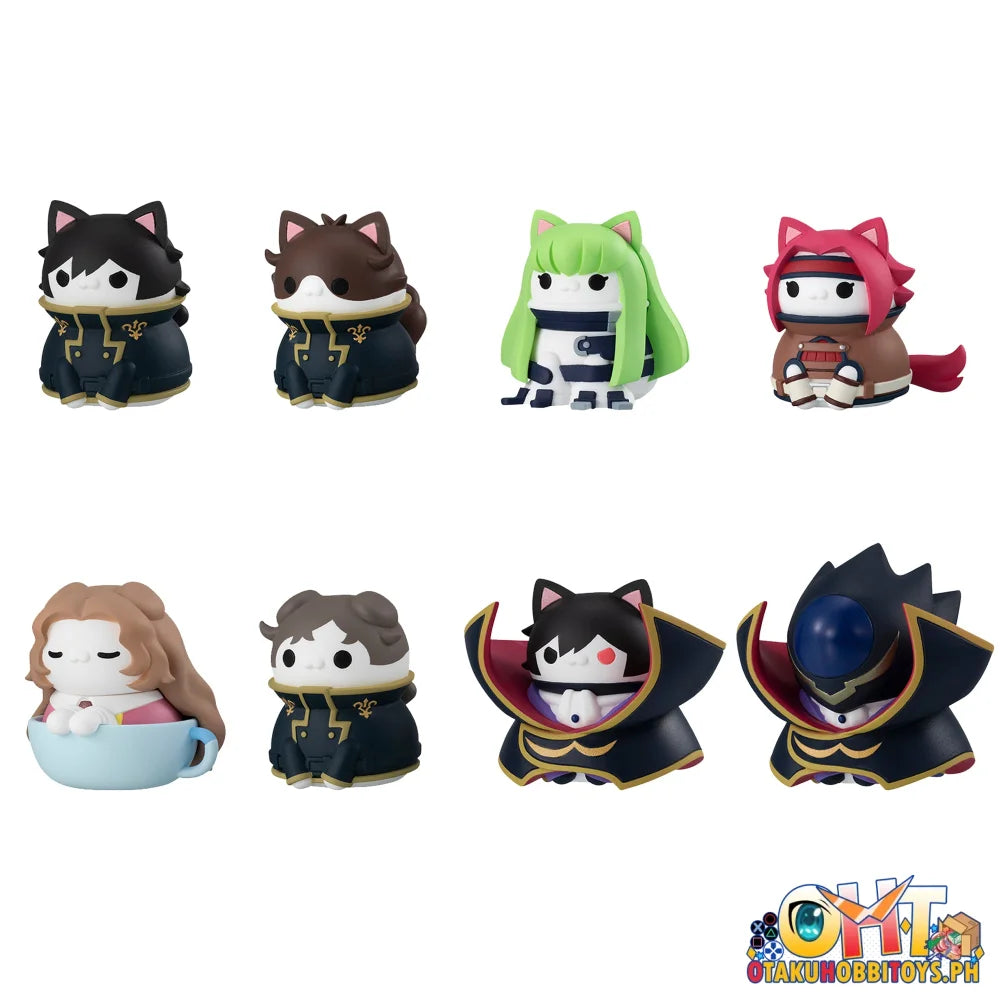 Megahouse BOX OF 8 MEGA CAT PROJECT CODE GEASS Lelouch of the Rebellion Code Ginyass