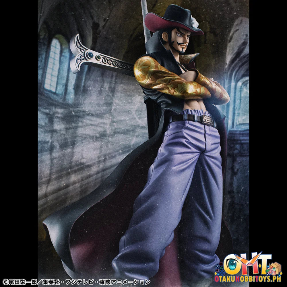 Megahouse Portrait.Of.Pirates ONE PIECE SA-LIMITED Hawk Eye Dracule Mihawk Ver.R Scale Figure