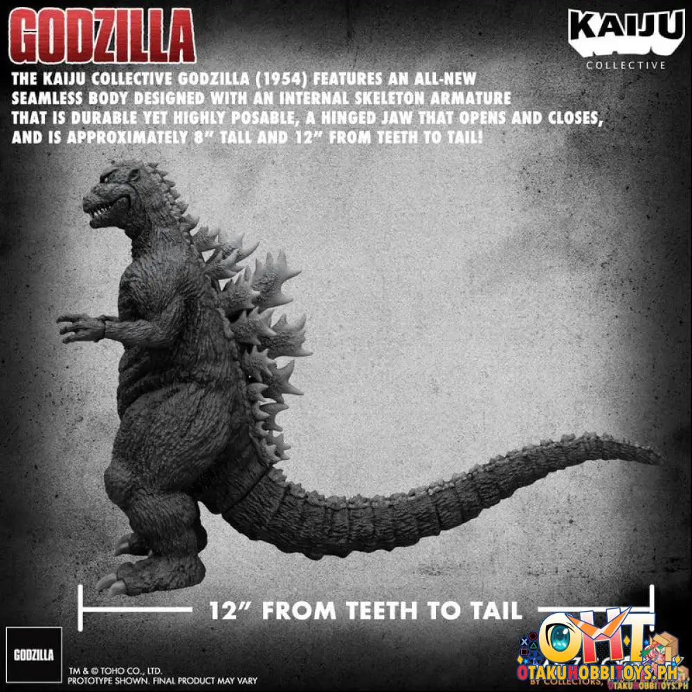 Mezco Kaiju Collective Godzilla (1954) - Black & White Edition