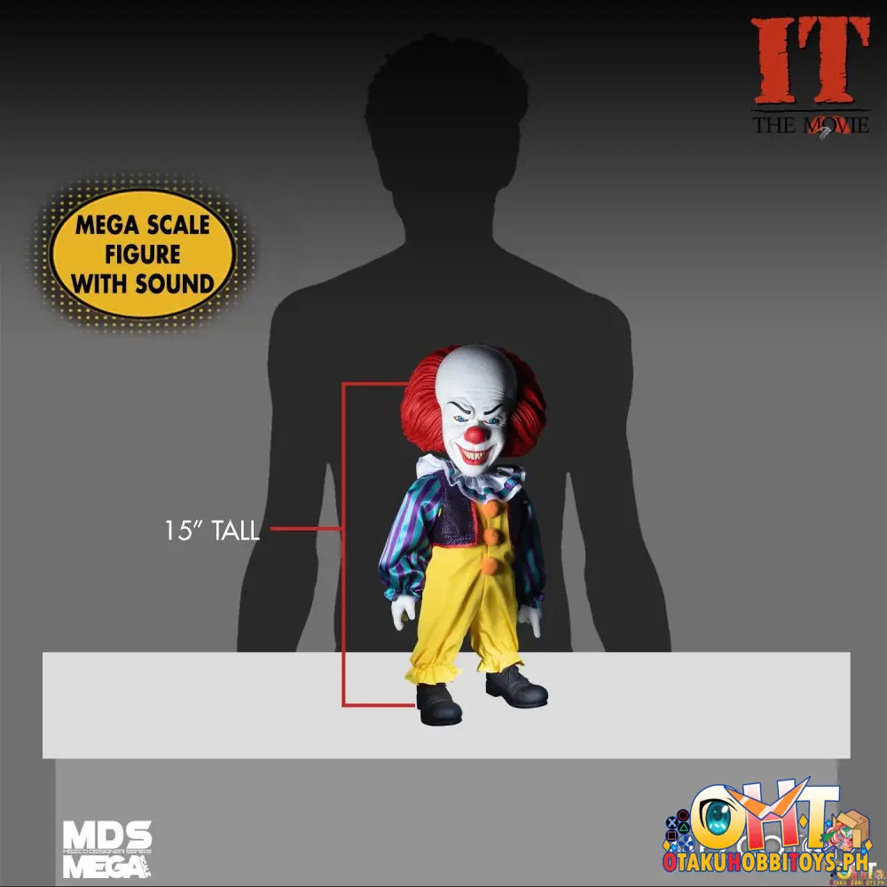 Mezco Mds Mega Scale It (1990): Talking Pennywise