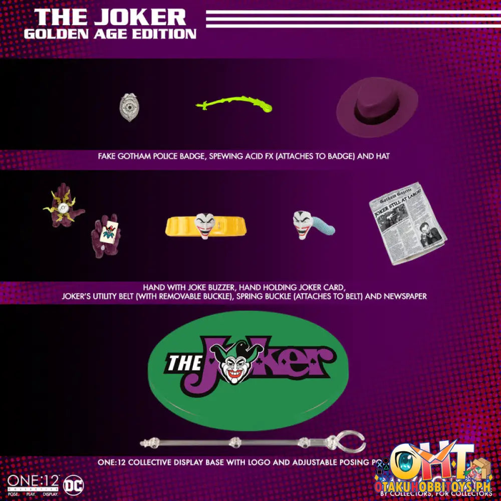 Mezco One:12 Collective The Joker: Golden Age Edition