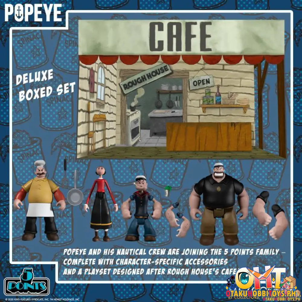 Mezco Popeye Deluxe Boxed Set