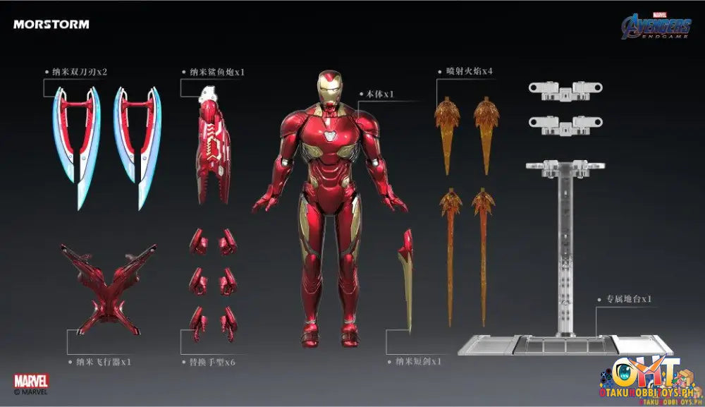 Morstorm Avengers: Endgame 1/12 Iron Man Mk50