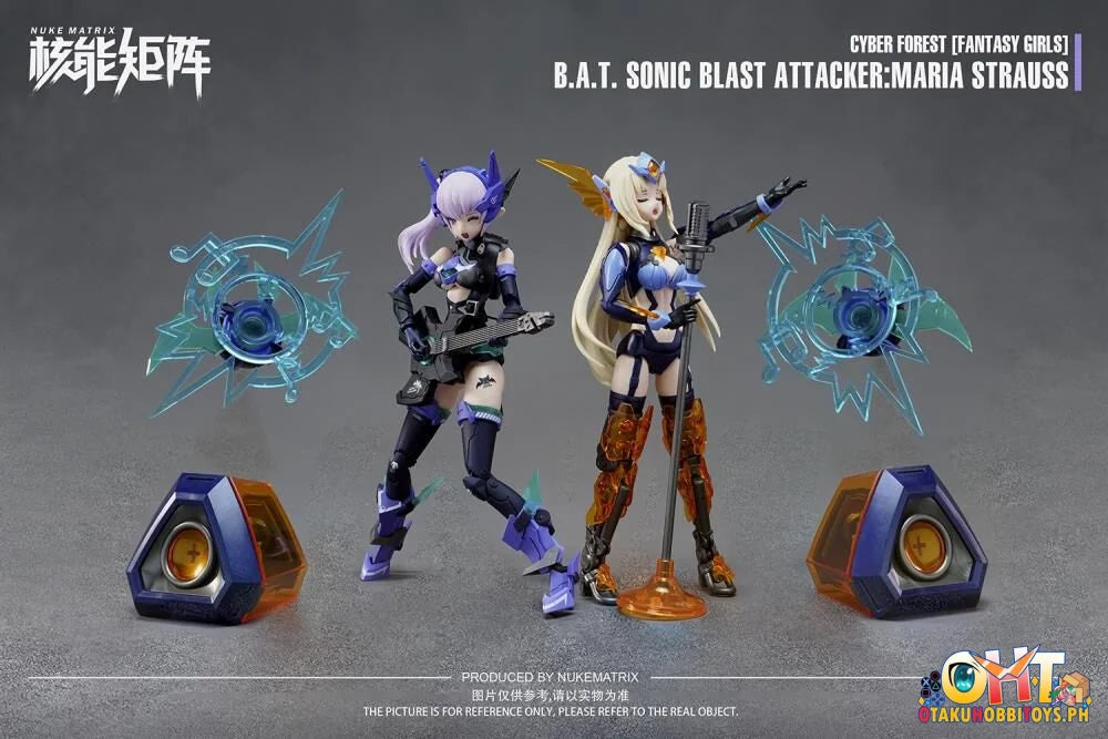 Nuke Matrix 1/12 Scale Cyber Forest B.a.t. Sonic Blast Attacker Maria Strauss Model Kit Figure