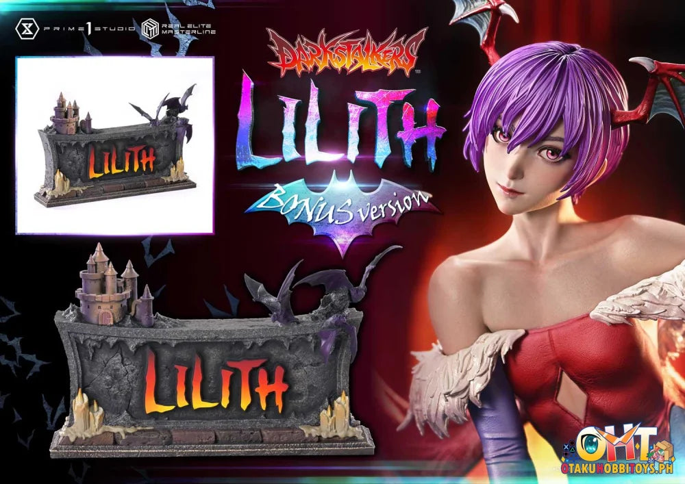 Prime 1 Statue 1/4 Real Elite Masterline Darkstalkers Lilith Bonus Ver. Scale Figure