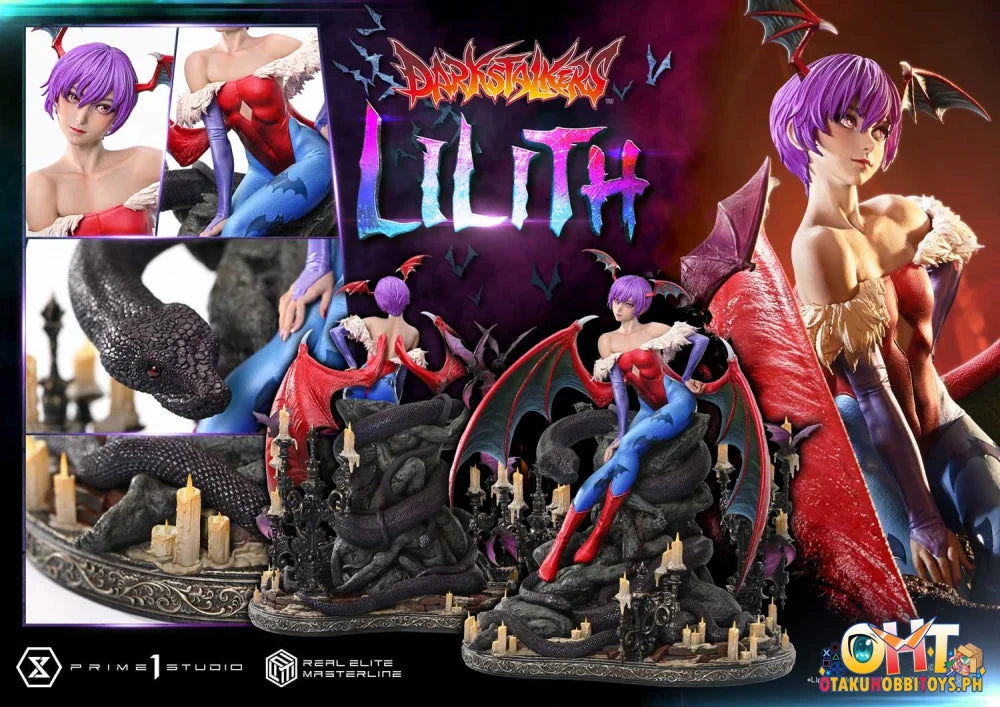 Prime 1 Statue 1/4 Real Elite Masterline Darkstalkers Lilith Scale Figure