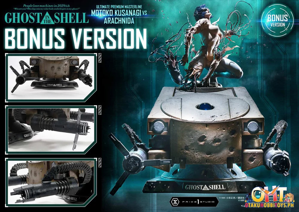 Prime 1 studio 1/4 GHOST IN THE SHELL Motoko Kusanagi VS Arachnida Bonus version Scale Figure