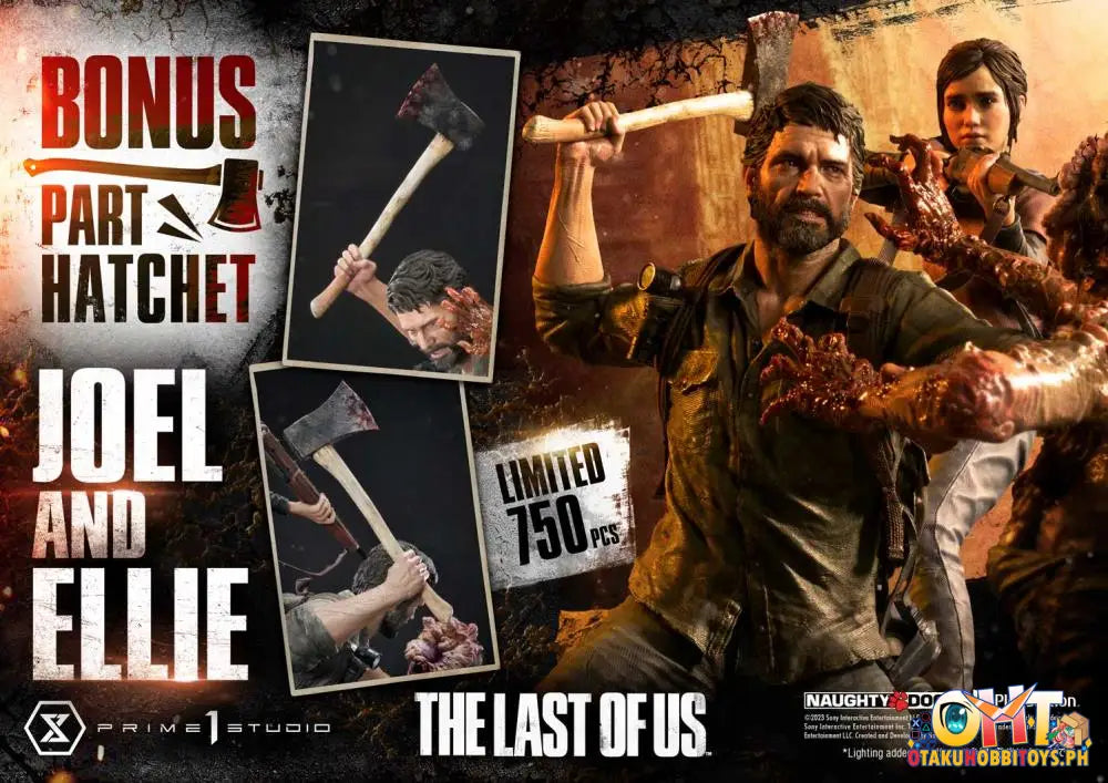 Prime 1 Studio The Last Of Us Part I Ultimate Premium Masterline 1/4 Joel & Ellie Deluxe Bonus