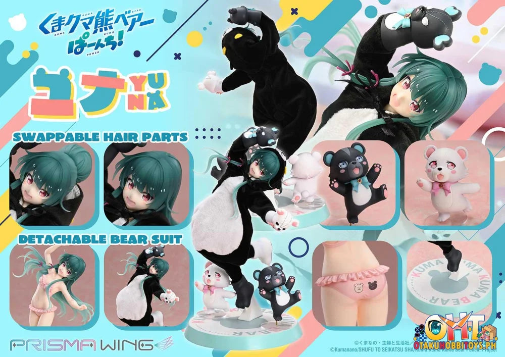 Prime 1 Studios Prisma Wing 1/7 Kuma Kuma Kuma Bear Punch! Yuna 1/7 Scale Figure