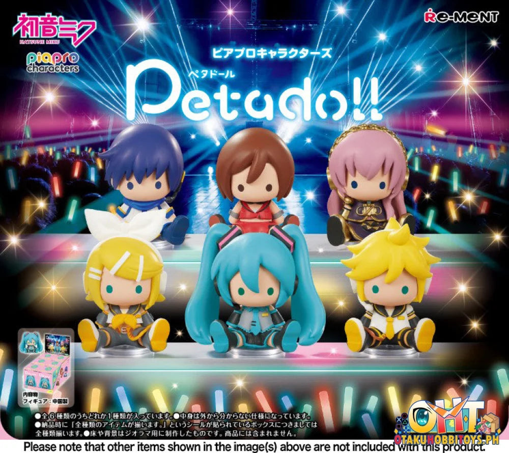Re-Ment Box Of 6 - Hatsune Miku Petadoll Trading Figure