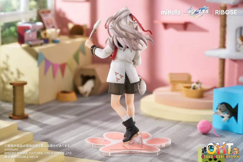 Ribose Rise Up + Honkai: Star Rail Little Cat Series Jing Yuan Ver. Scale Figure