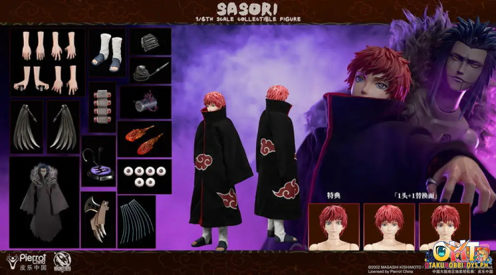 Rocket Toys Naruto Shippuden 1/6 Sasori Roc - 010 Articulated Figure