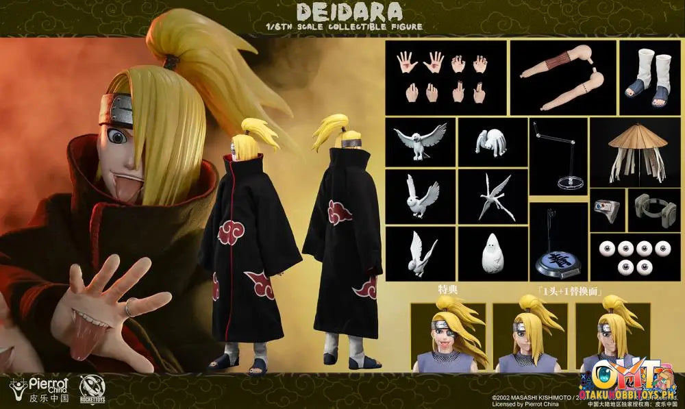 Rocket Toys Naruto Shippuden 1/6 Deidara Roc-008 Articulated Figure