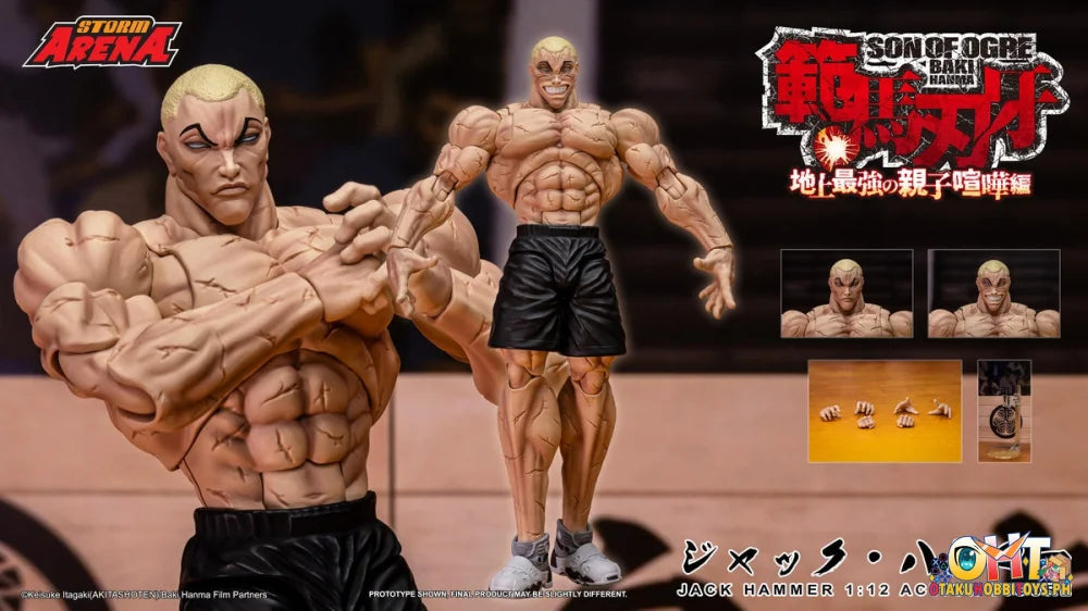 Storm Arena 1/12 Baki Hanma: Jack Hammer Action Figure - Articulated Figure
