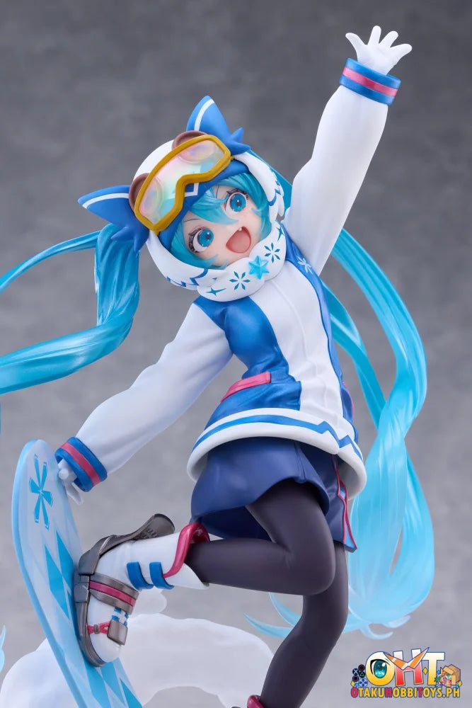 TAITO Character Vocal Series 01: Hatsune Miku Snow Miku AMP+ Figure - SNOW MIKU ALL STARS 2016 ver. - Prize Figure